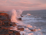 20090410 Waves at sunset by Ogmore by Sea